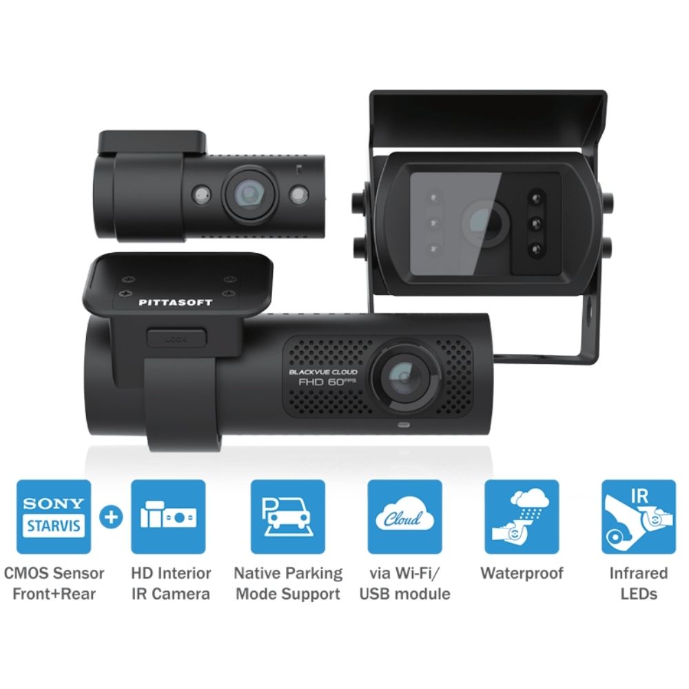 BlackVue Dashcam DR750X-3CH TRUCK PLUS | All Security Equipment