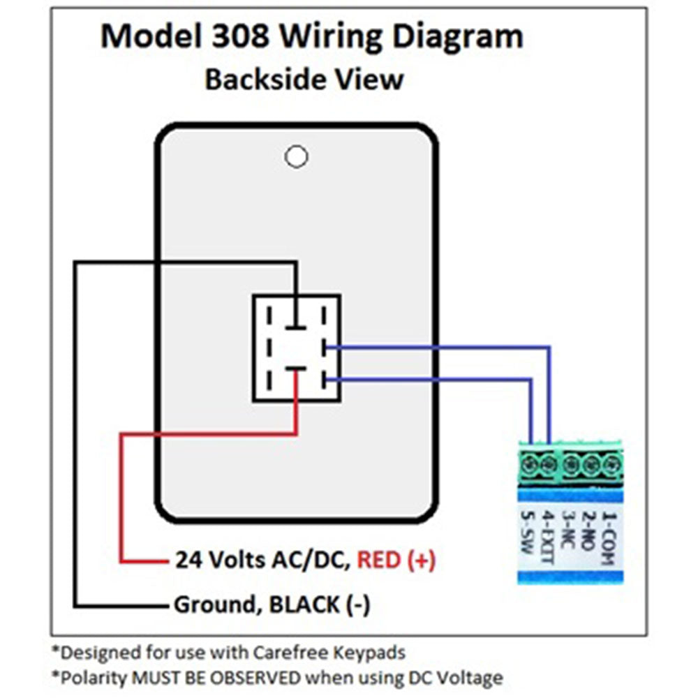 Carefree Free Exit Switch 308 | All Security Equipment