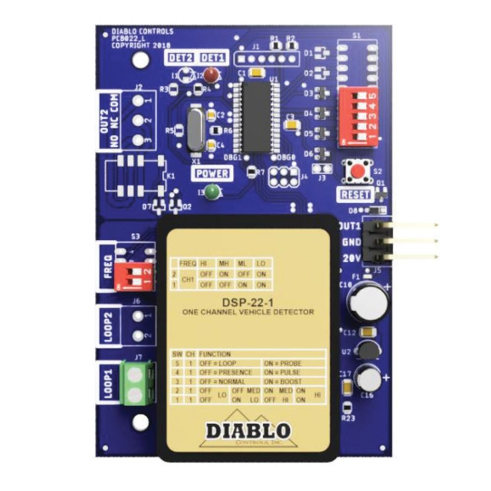 Diablo Loop Detector 18VDC DSP-22-1 | All Security Equipment