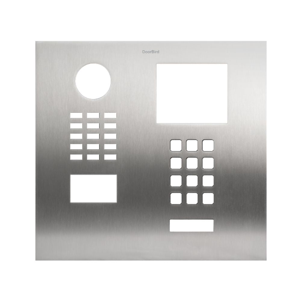 DoorBird Front Panel Stainless Steel V2A, Brushed D2101xKH