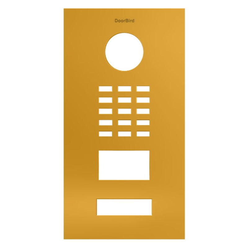 DoorBird Front Panel for D2101V Yellow Hues | All Security Equipment