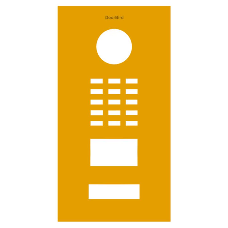 DoorBird Front Panel for D2101V Yellow Hues | All Security Equipment