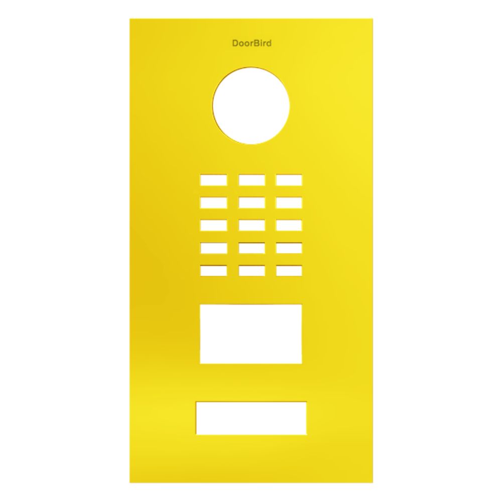 DoorBird Front Panel for D2101V Yellow Hues | All Security Equipment