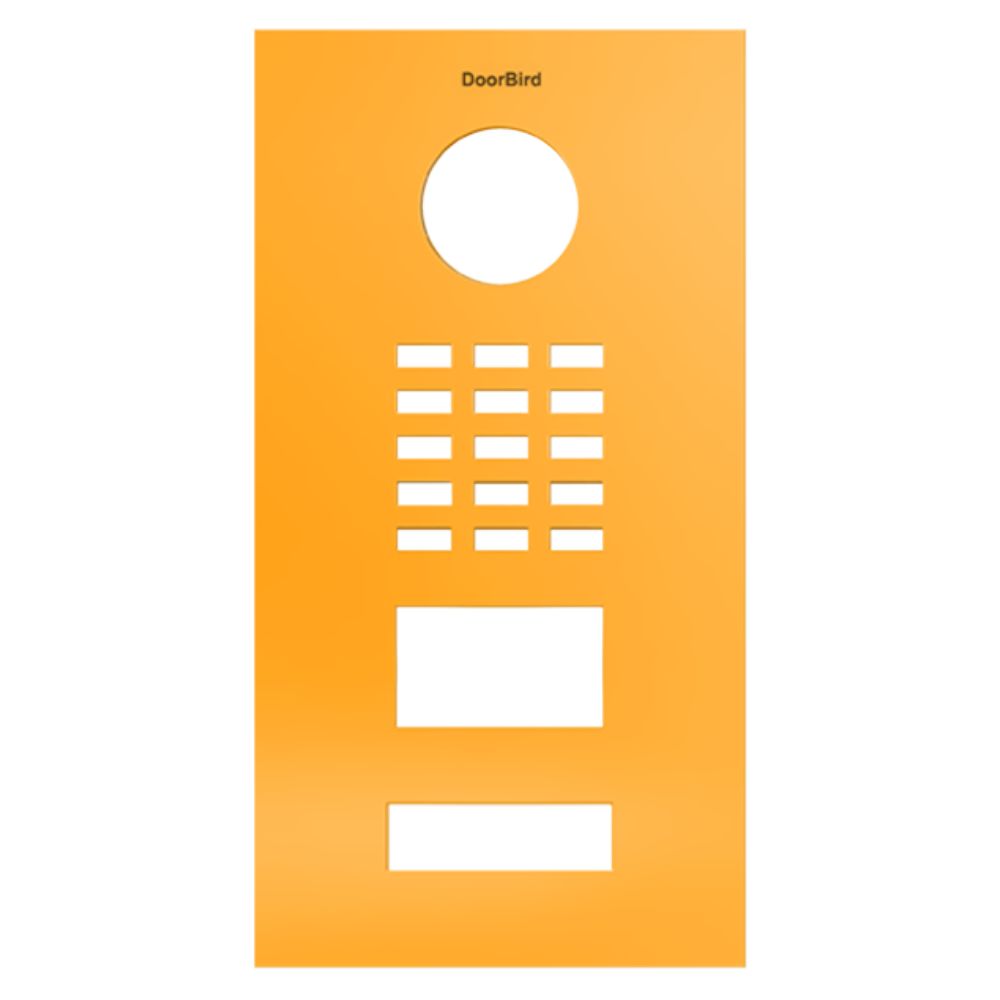 DoorBird Front Panel for D2101V Yellow Hues | All Security Equipment