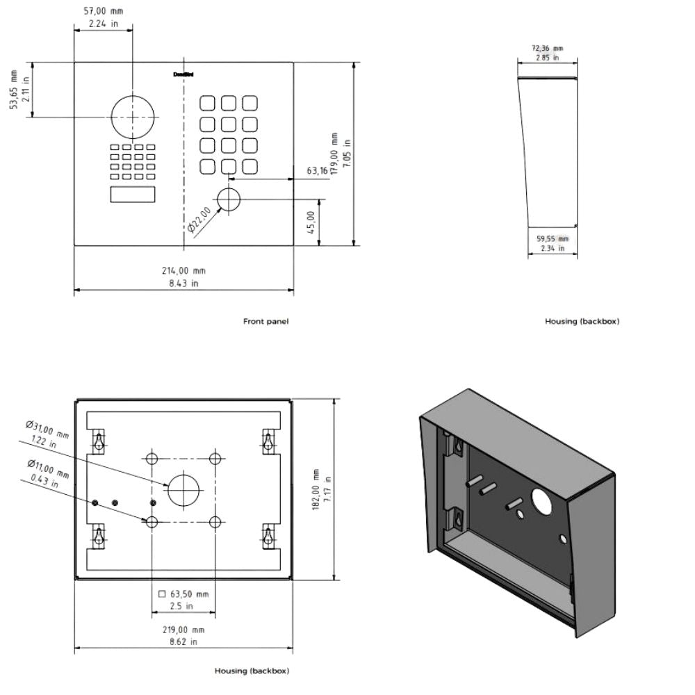 DoorBird-IP-Video-Door-Station-Classic-Surface-Mount-D1101KH-CS-All-Security-Equipment-2