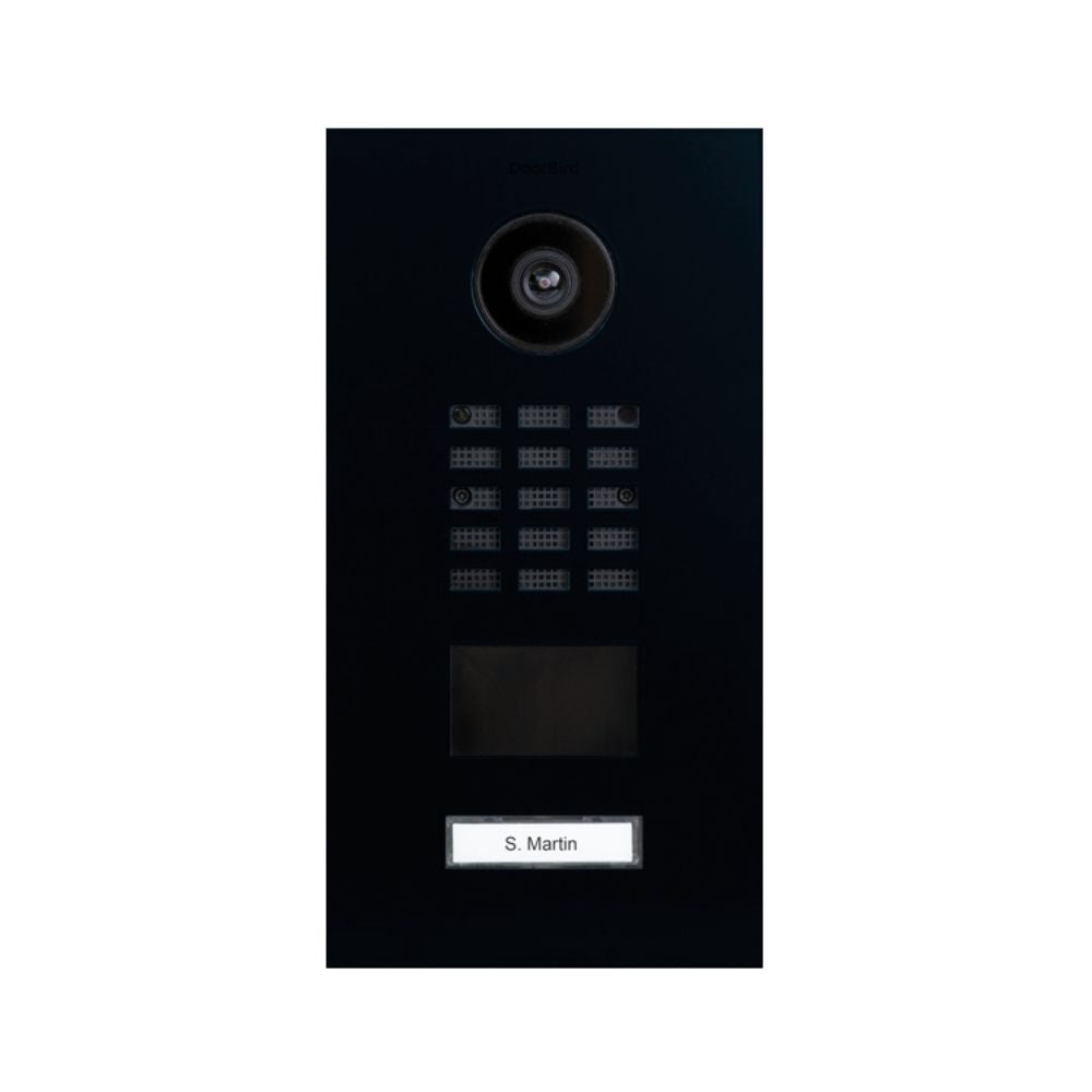 DoorBird IP Video Door Station D2101V with 1 Call Button (Blue Hues)