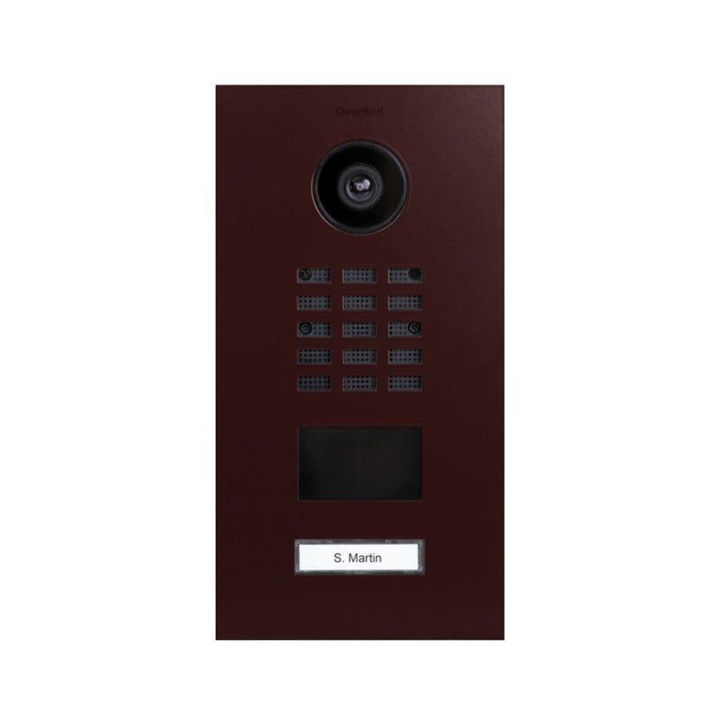 DoorBird IP Video Door Station D2101V with 1 Call Button (Red Hues)