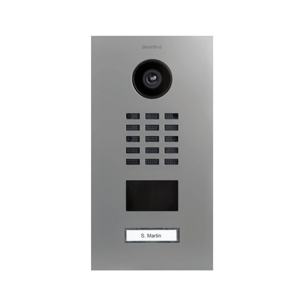 DoorBird IP Video Door Station D2101V with 1 Call Button (White Hues)