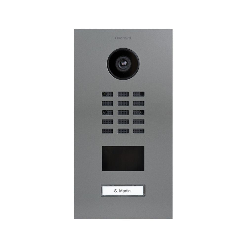 DoorBird IP Video Door Station D2101V with 1 Call Button (White Hues)