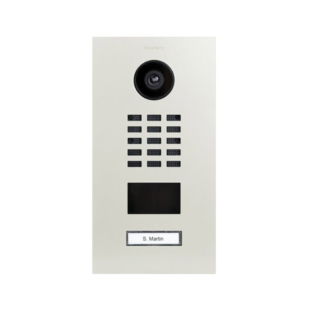 DoorBird IP Video Door Station D2101V with 1 Call Button (White Hues)