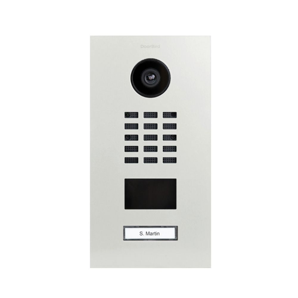 DoorBird IP Video Door Station D2101V with 1 Call Button (White Hues)