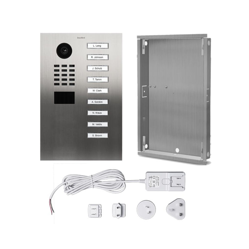 DoorBird IP Video Door Station D2107V 7-Call Buttons (Brushed)