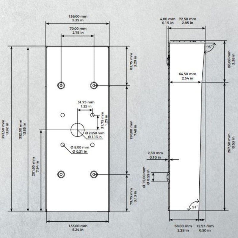 DoorBird Protective-Hood for D2101KV Video Door Station 423862852