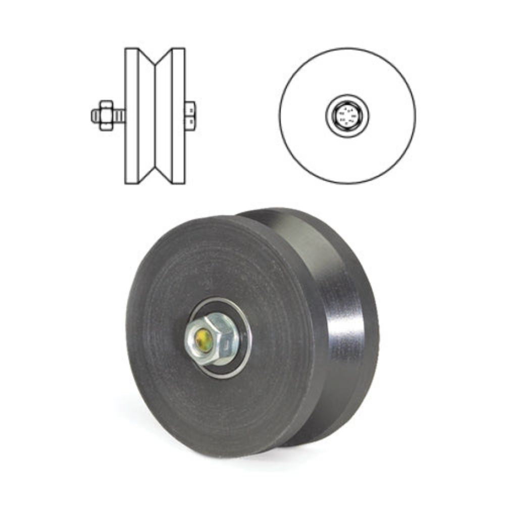 Doorking 4 Ft. UHMW V-Wheel 1201-006 | All Security Equipment