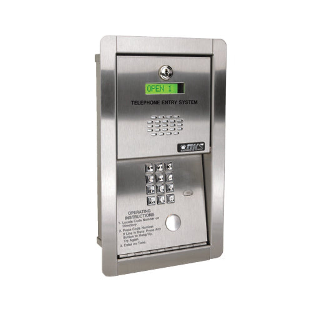 Doorking Access Plus Flush Mount Telephone Entry System 1802-093 