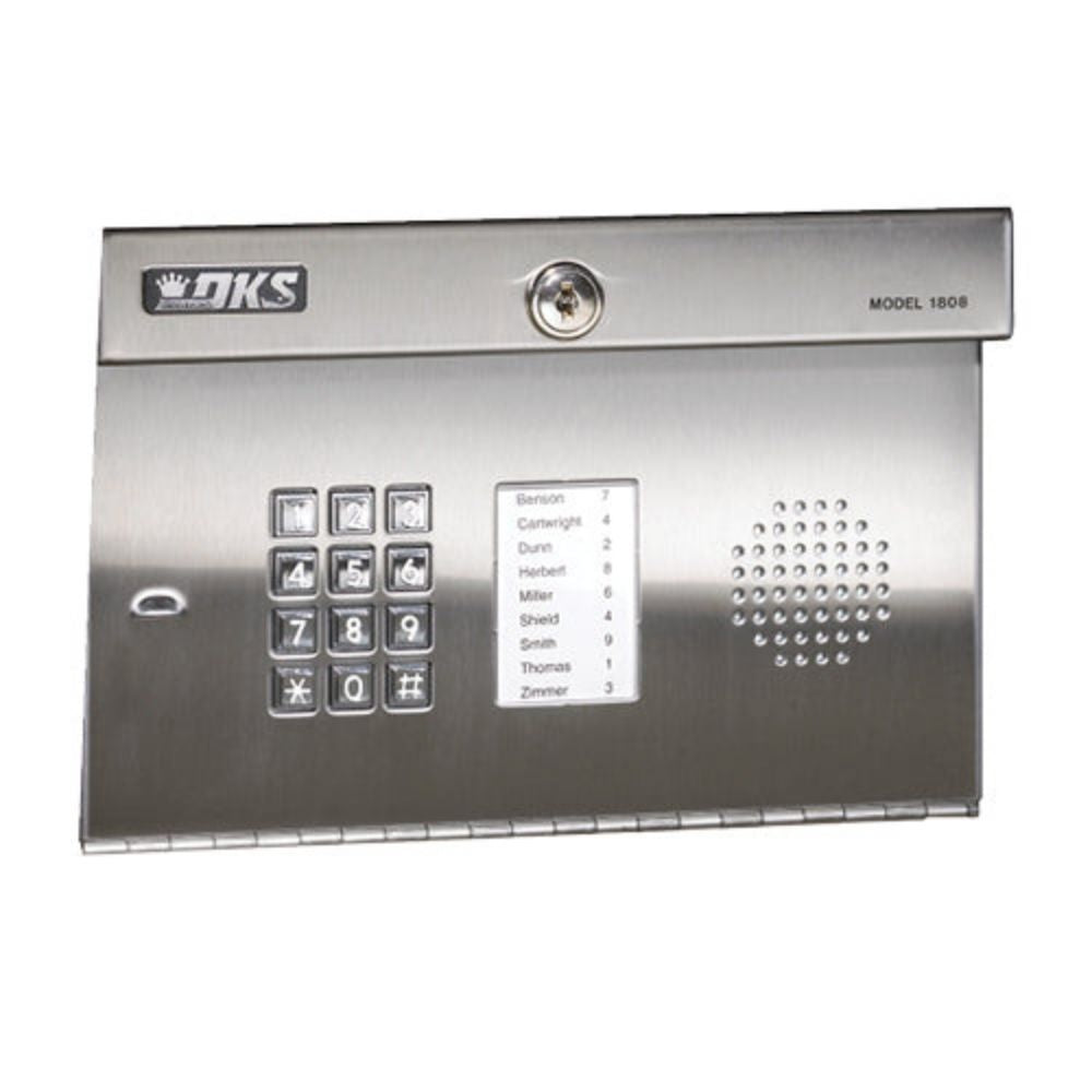 Doorking Faceplate with Directory 1808-052 | All Security Equipment