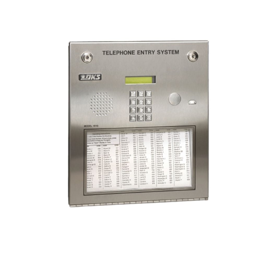 Doorking Lobby Panel Flush Mount Telephone Entry System1810-090
