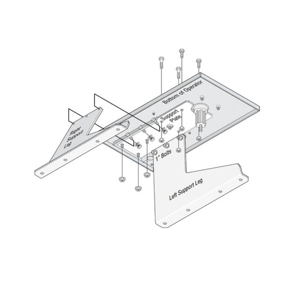 Doorking Pad Mount Hardware and Arm Kit 2600-671