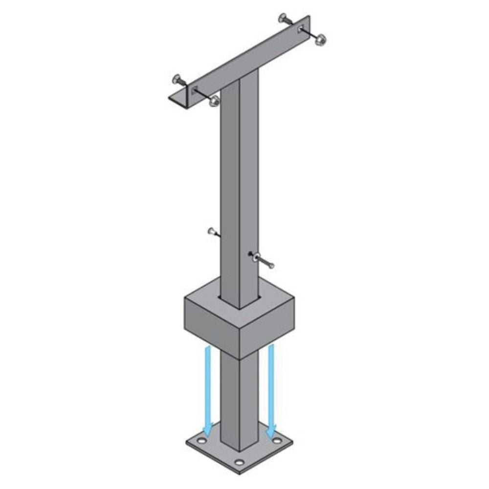 Doorking Post Mount for Model 1000 Inverter 1000-045