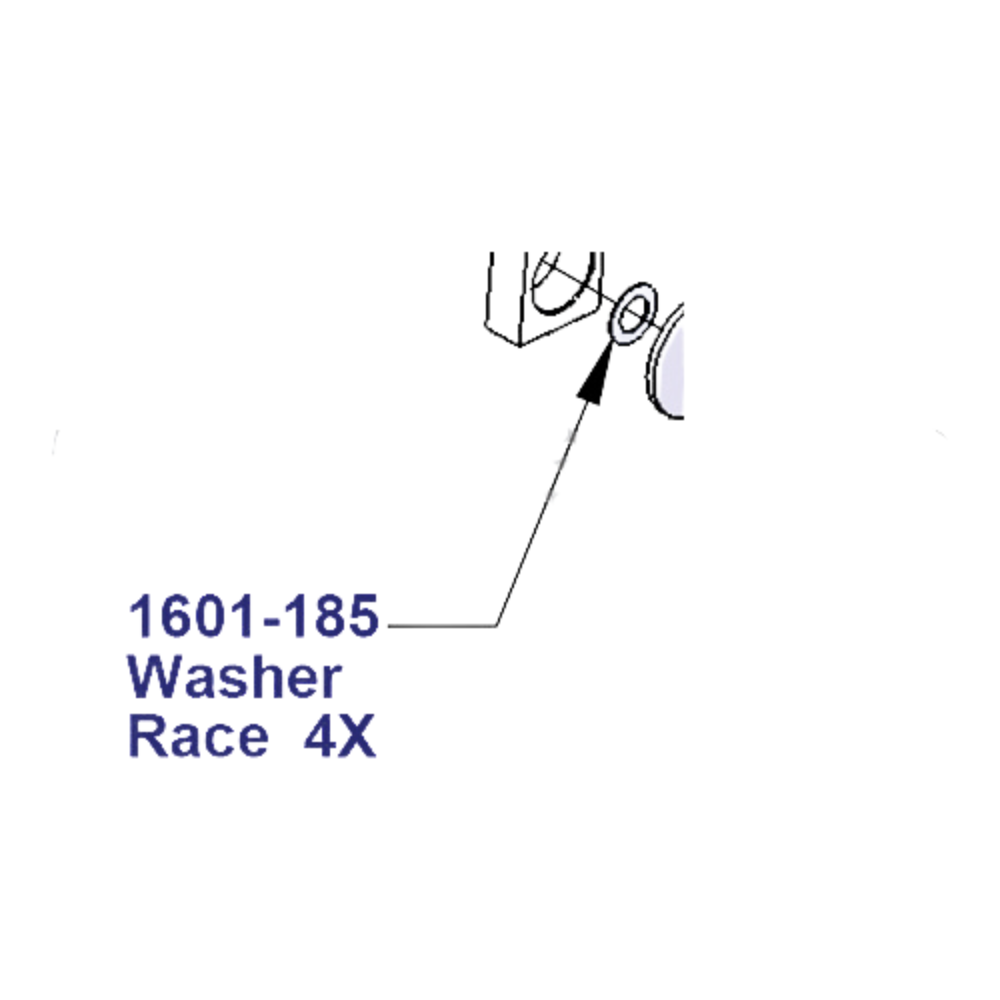 Doorking Washer Race 1601-185 | All Security Equipment