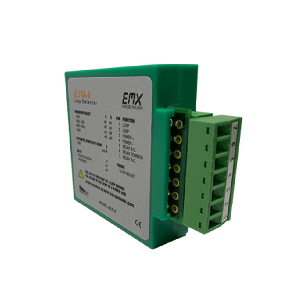 EMX Vehicle Loop Detector with Detachable 7-PIN Terminal Block ULT-II