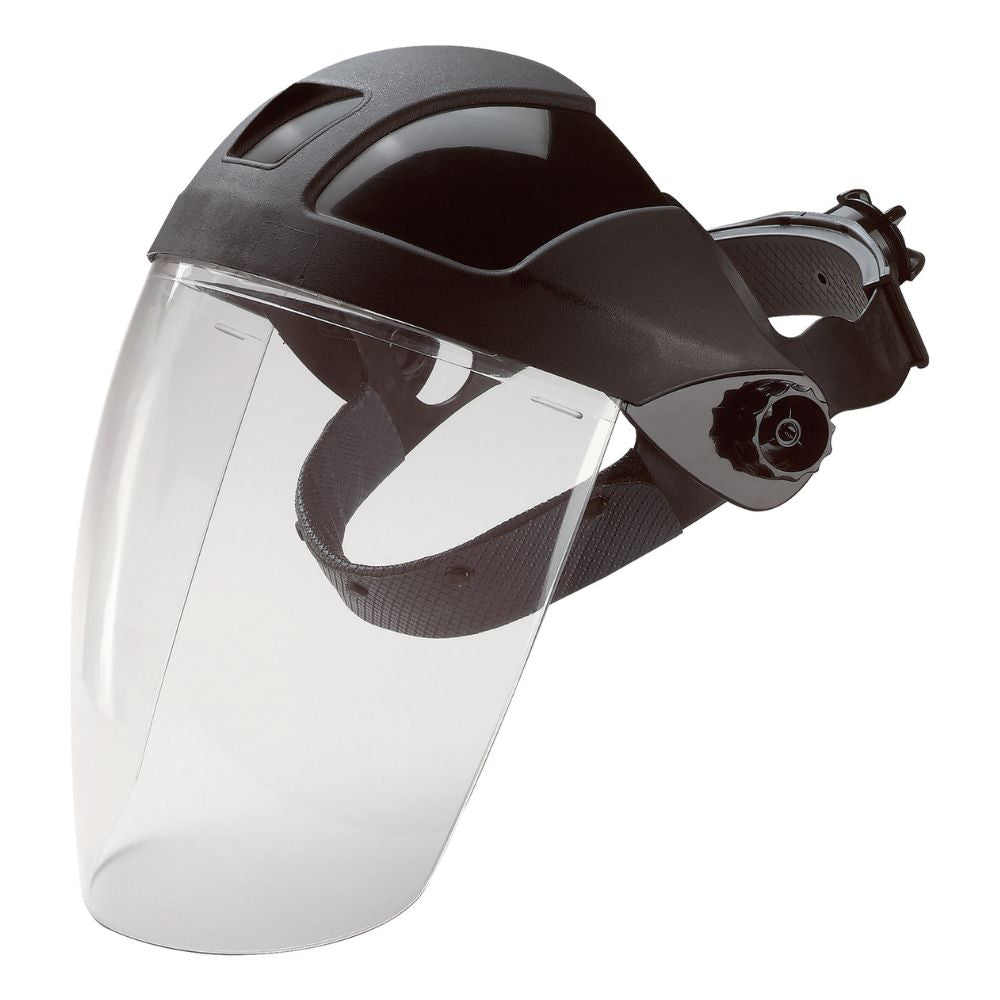 ERB Safety E12 Ratchet Headgear with Polycarbonate Shield 15160