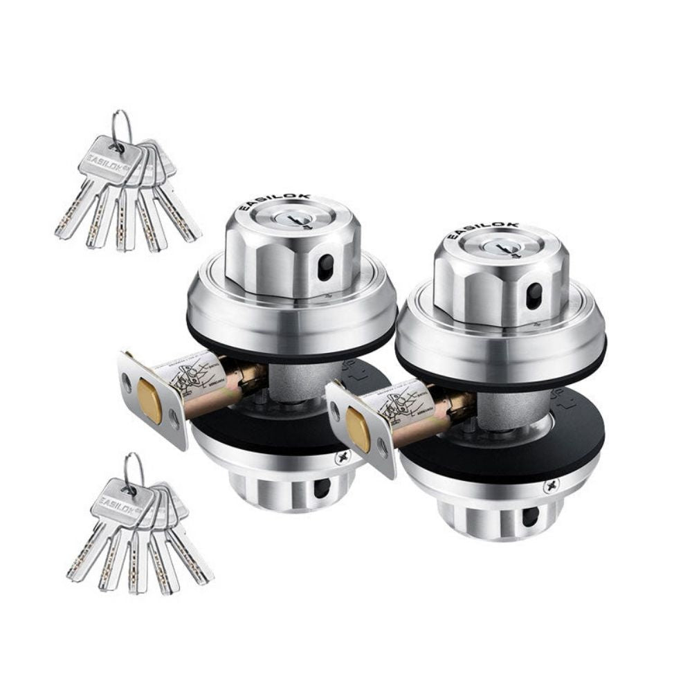 Easilok Twin-Lock Keyed Alike Combo Dimple Keyway E2-Silver | ASE