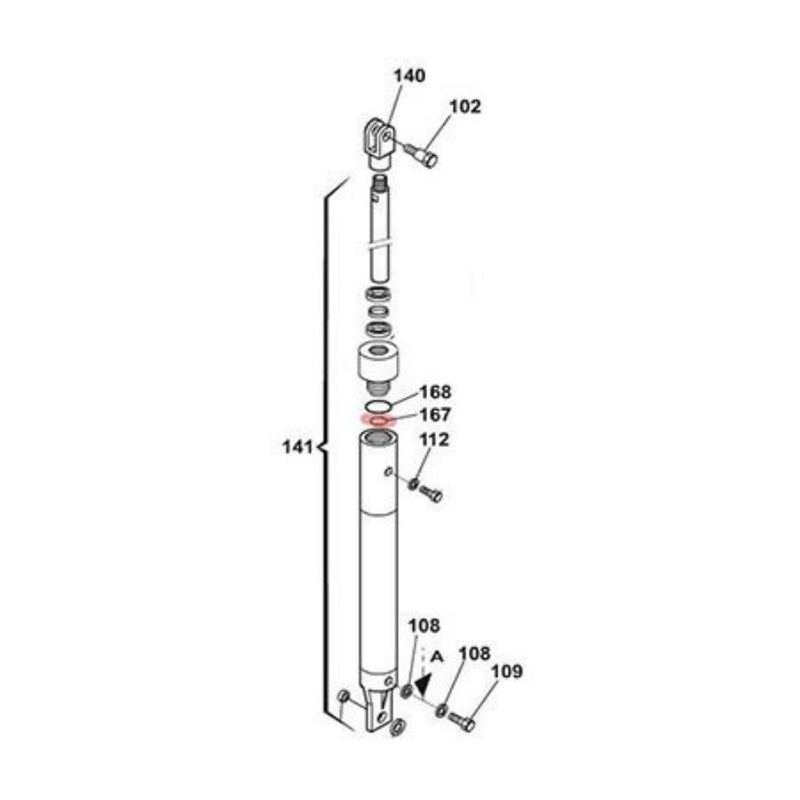 FAAC O-Ring 34.6 x 2.62mm 7090350025 | All Security Equipment