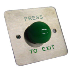 FAS PBM100 Press To Exit Button With Large Green Button & Gang Box | FAS-H-PB-M100