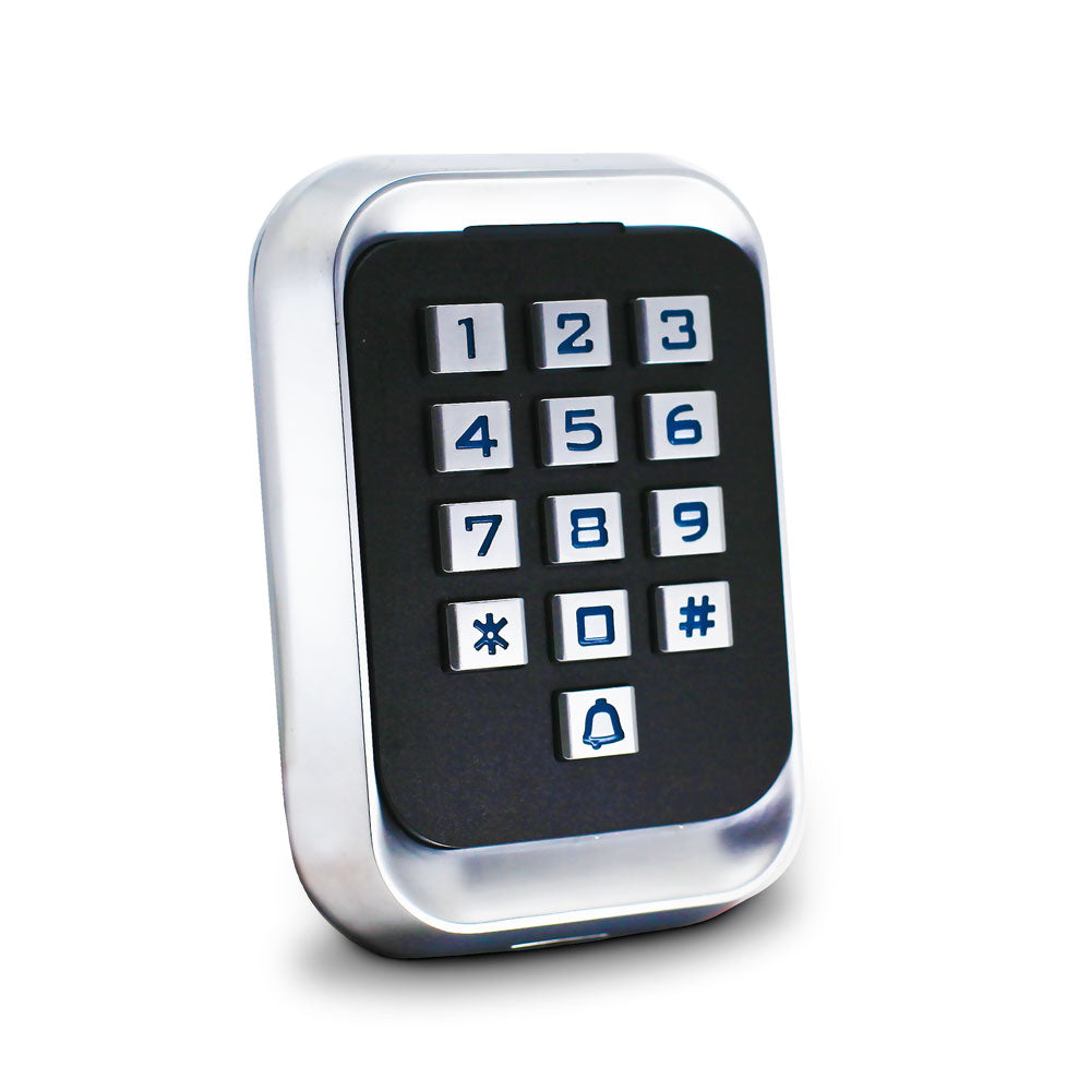 ASE Modern Illuminated Outdoor Keypad with WG26 and RFID | FASKP70