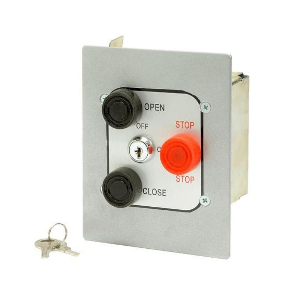 Genie Three-Button with Key Controls Flush Mount 110319.0001.S