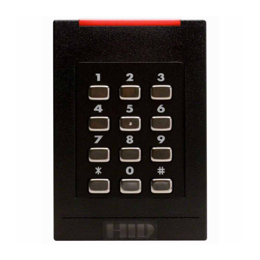 HID Model RK40 Reader Supports Keypad Input Black 921NTNTEK00066