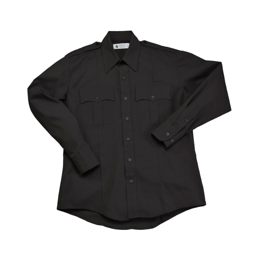 Liberty Uniform - 100% polyester Police/Guard Shirt (Black) | LIB-761MBK