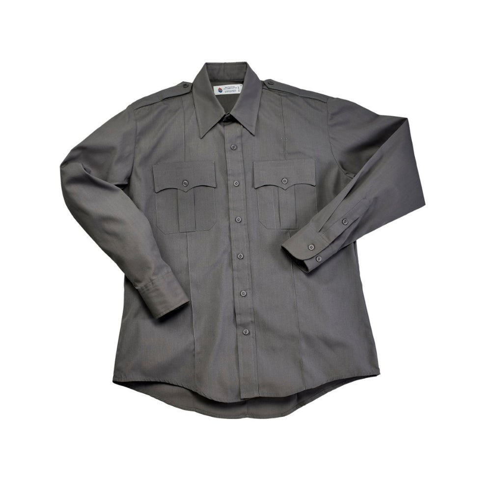 Liberty Uniform - 100% polyester Police/Guard Shirt (Nickel Grey) | LIB-761MGY