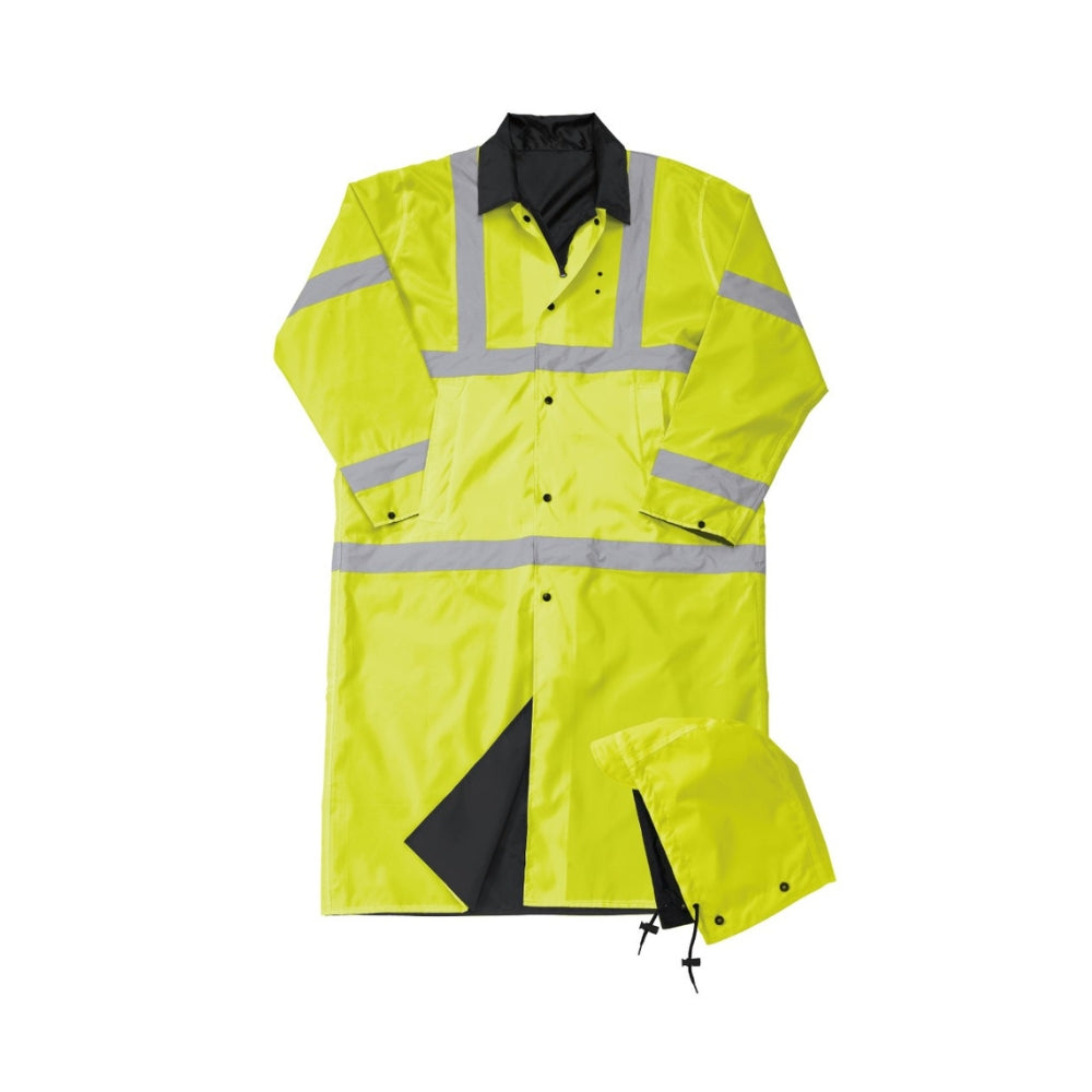 Liberty Uniform ANSI 3 Reversible Police Raincoat with Hood | LIB-586MFL