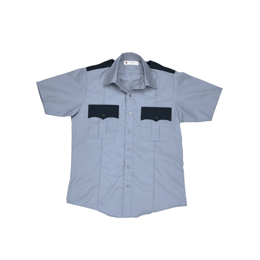 Liberty Uniform - S/S, Male's Police Shirt (Two-Tone Blue) | LIB-747MPB