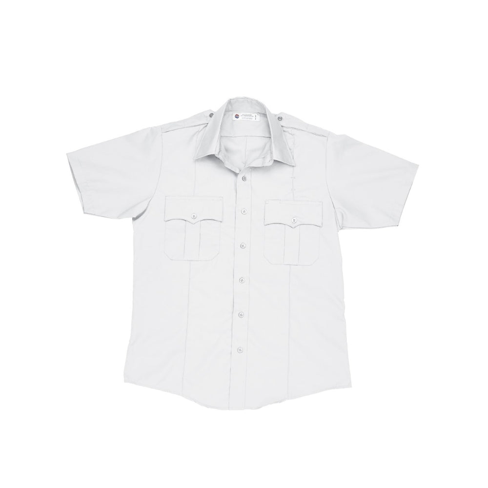 Liberty Uniform - S/S police shirt, 100% polyester (White) | LIB-771MWH