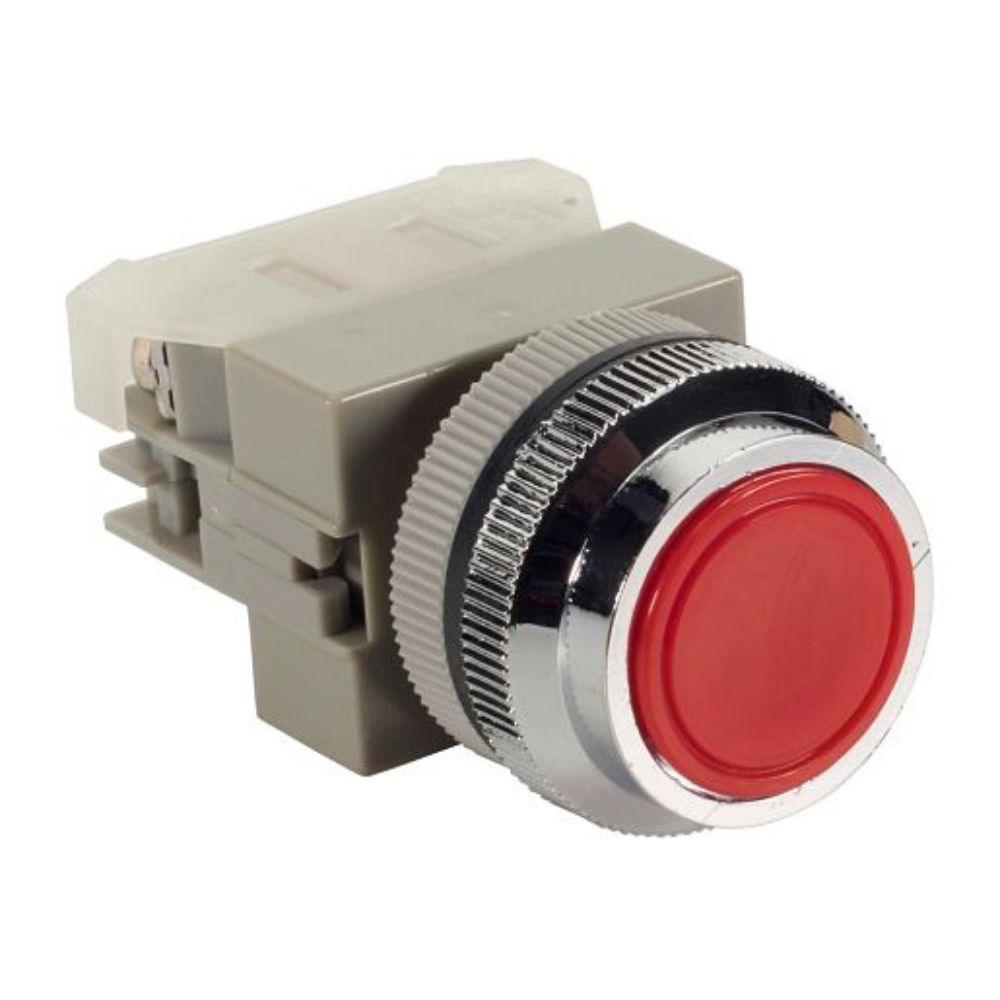LiftMaster Pushbutton Switch (6A, 120VAC, Red, NC) K30-200-E