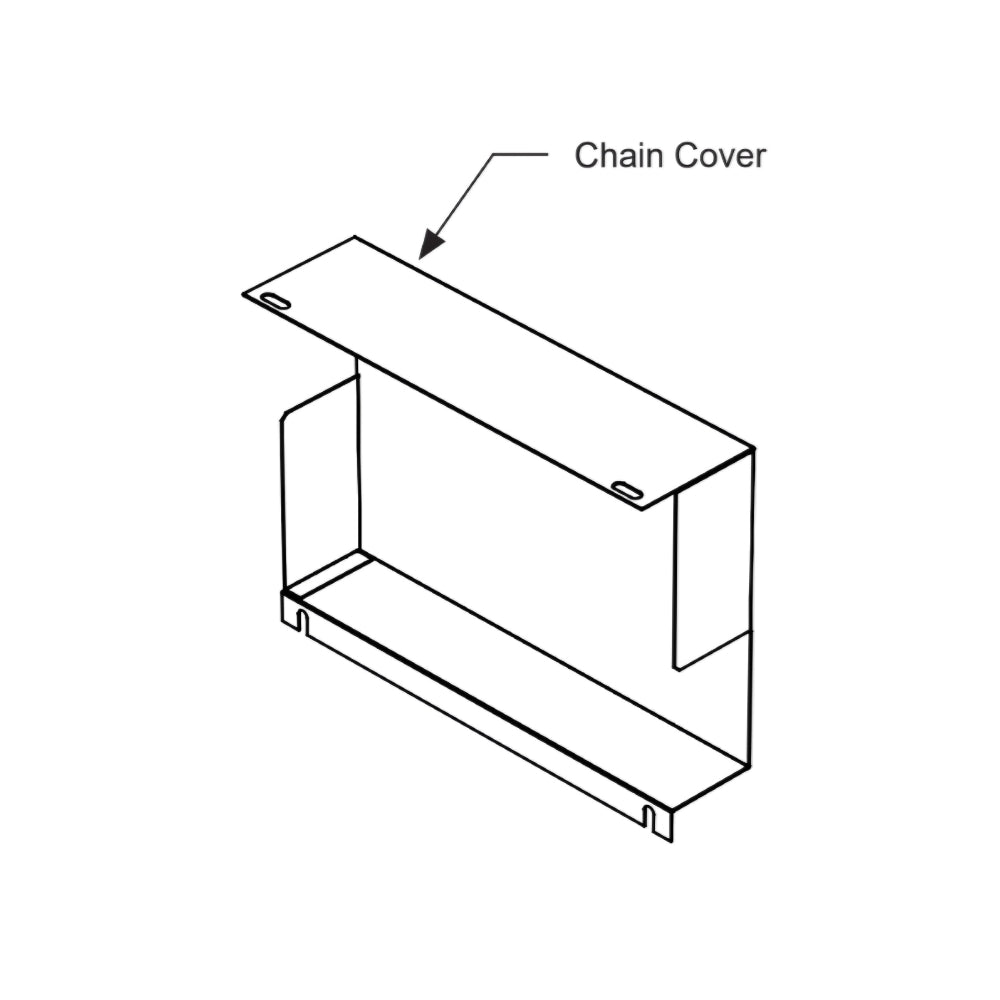 Nice 10030590 Black Chain Cover for 7100/7300 Operator | All Security Equipment