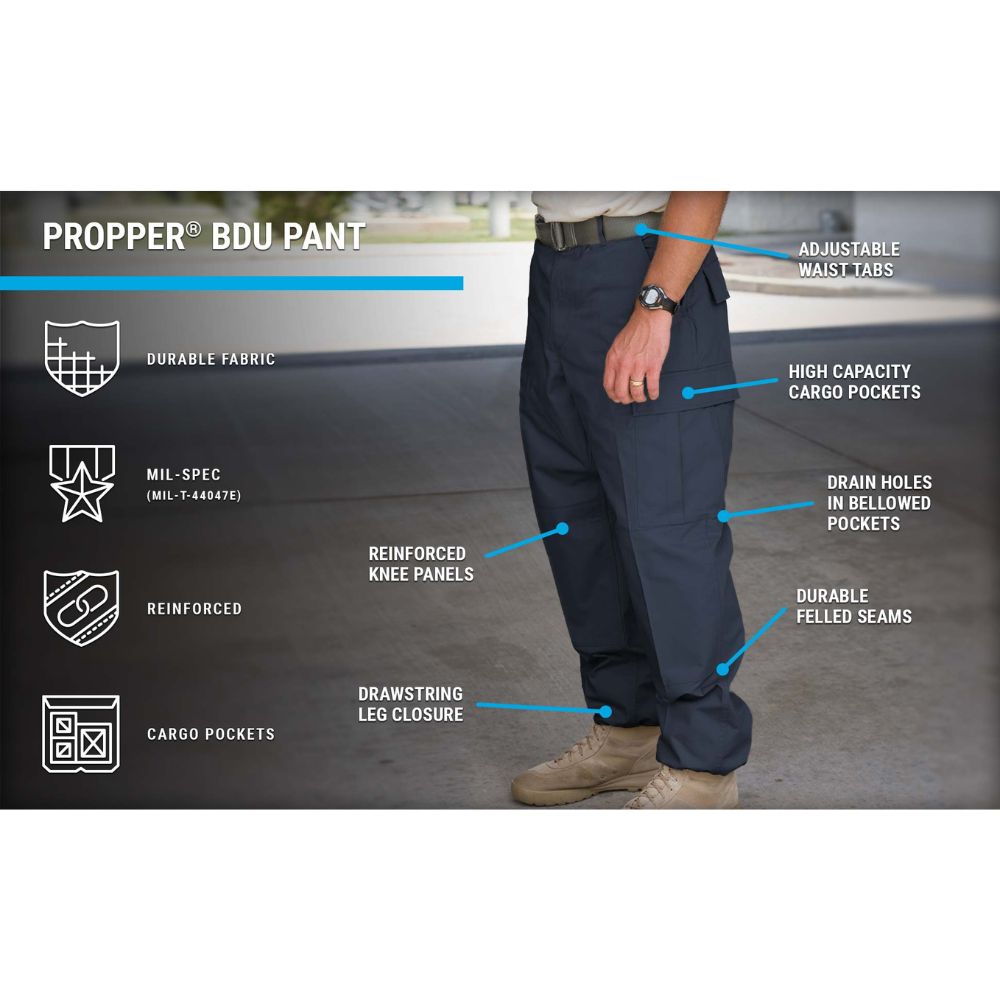 U.S. Military Propper Ripstop BDU Trousers - 733984, Military & Tactical  Pants at Sportsman's Guide