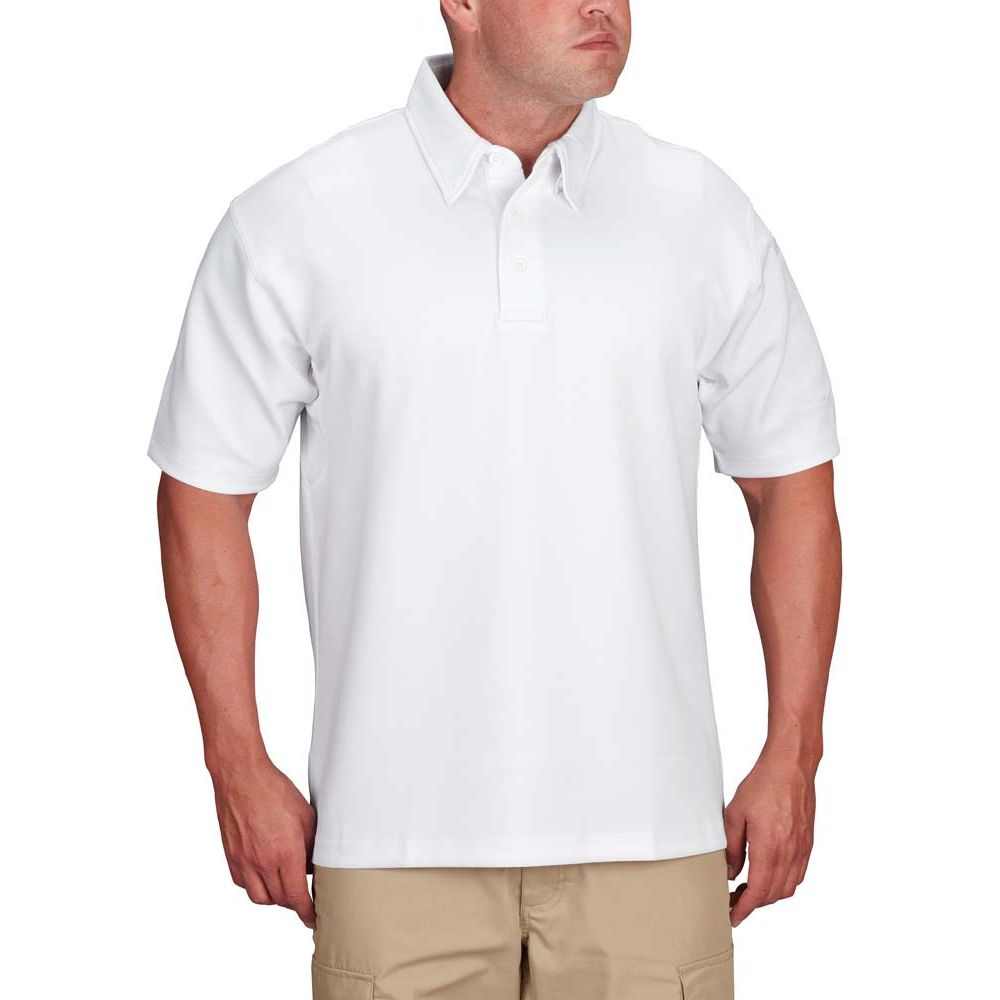 Propper I.C.E. Men's Performance Polo - Short Sleeve F5431 (White)