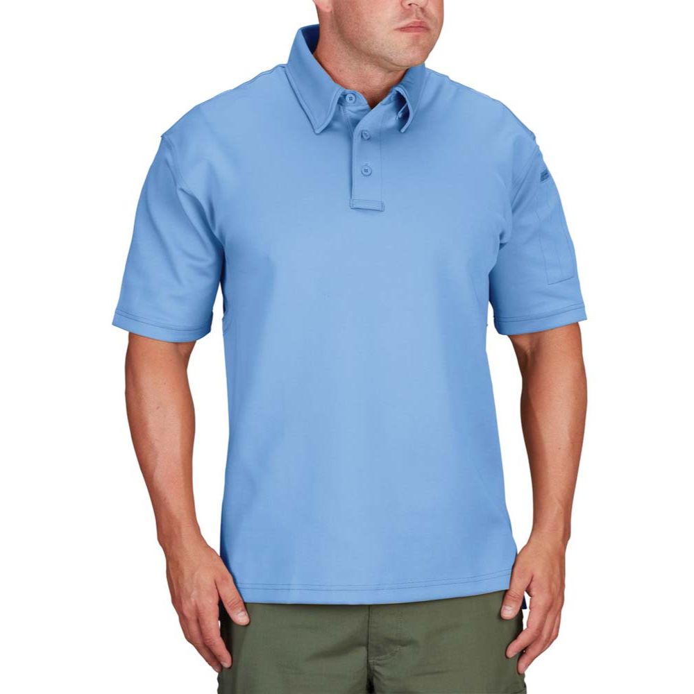 Propper I.C.E. Men's Performance Polo - Short Sleeve F5341 Light Blue