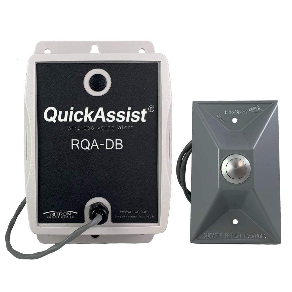 Ritron Quick Assist Wireless Voice Door Bell | All Security Equipment