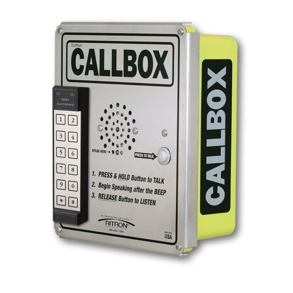 Ritron XT Series Callbox RQX-127M-XT-KP | All Security Equipment