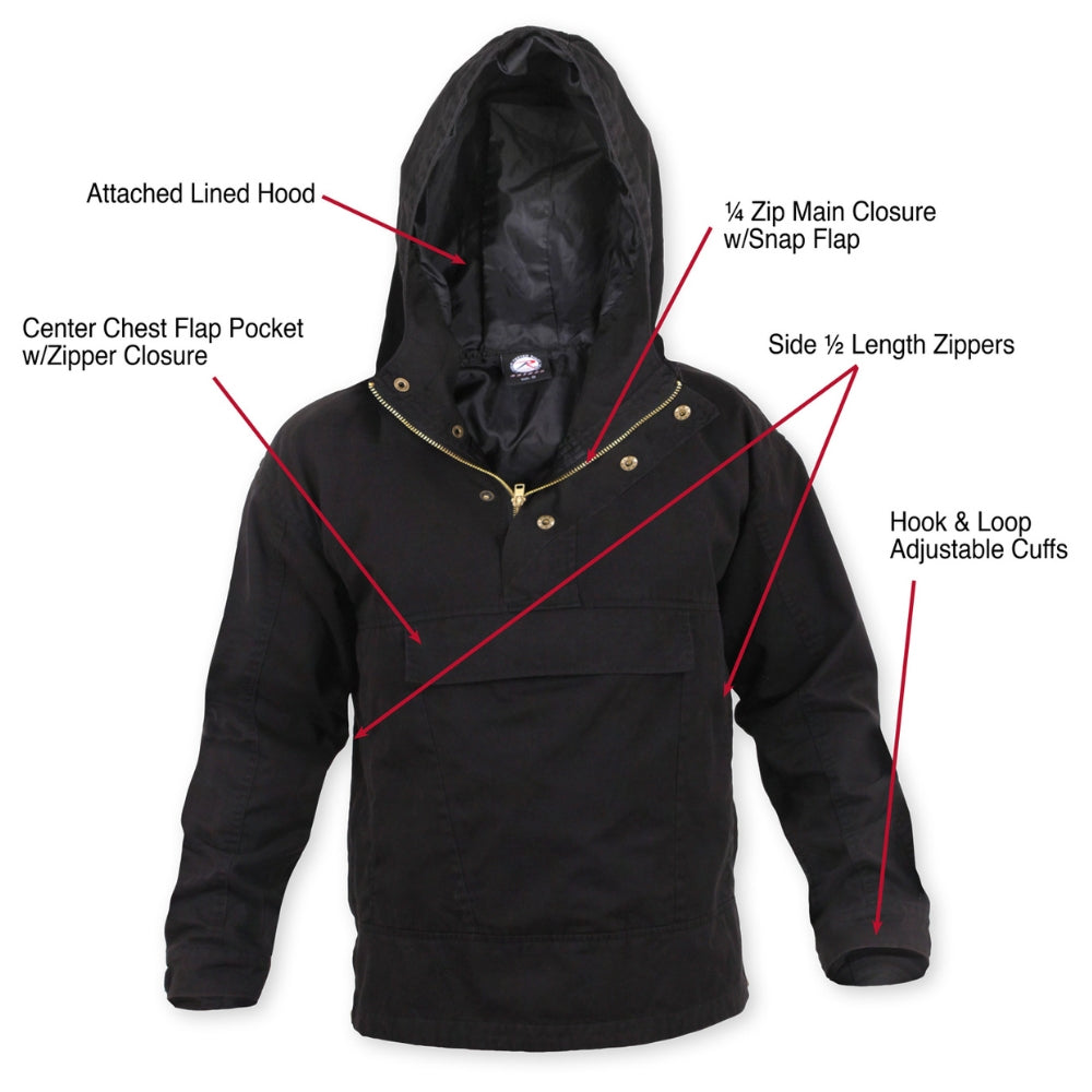 Rothco Anorak Parka (Woodland Camo)  All Security Equipment - 3