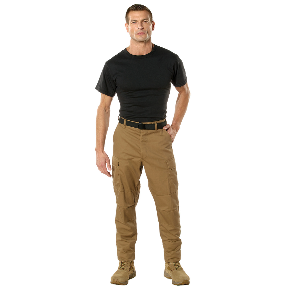 Rothco Tactical BDU Cargo Pants Regular Inseam (Coyote Brown)-8