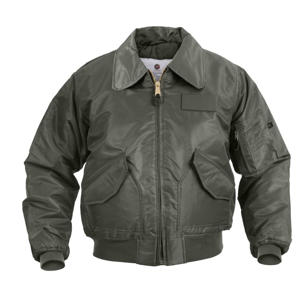 Rothco CWU-45P Flight Jacket (Sage Green) | All Security Equipment