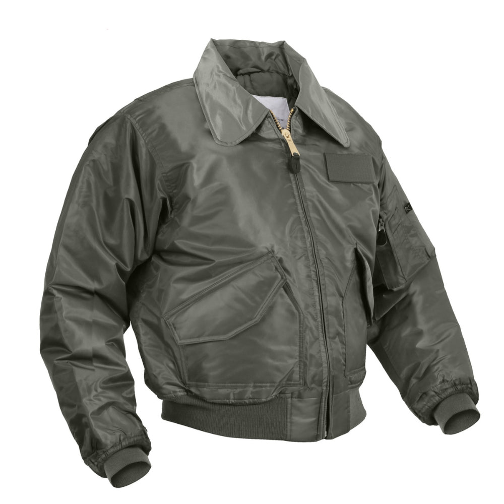 Rothco CWU-45P Flight Jacket (Sage Green) | All Security Equipment