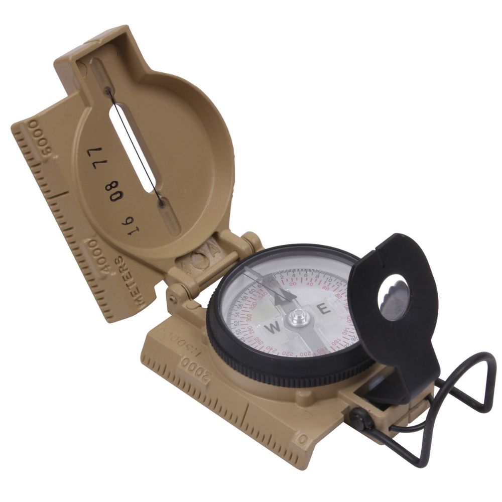 Rothco Cammenga G.I. Military Phosphorescent Lensatic Compass