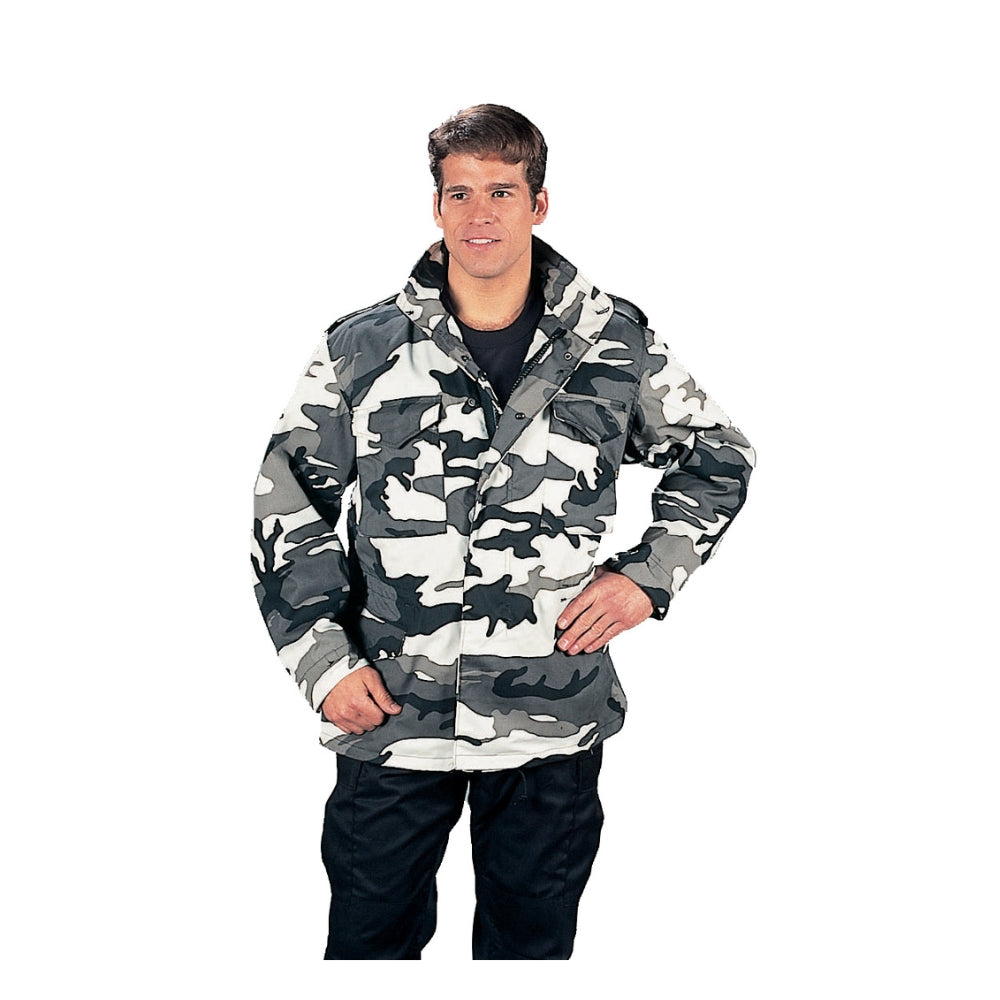 Rothco Camo M-65 Field Jacket (City Camo) | All Security Equipment